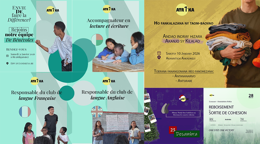Atrika — Social Media design